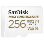 Sandisk MAX ENDURANCE MicroSD 256GB V30 Memory Card