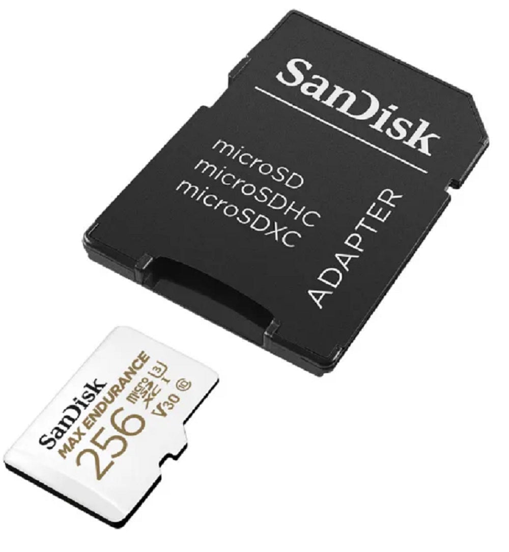 Sandisk MAX ENDURANCE MicroSD 256GB V30 Memory Card