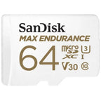Sandisk MAX ENDURANCE MicroSD 64GB V30 Memory Card