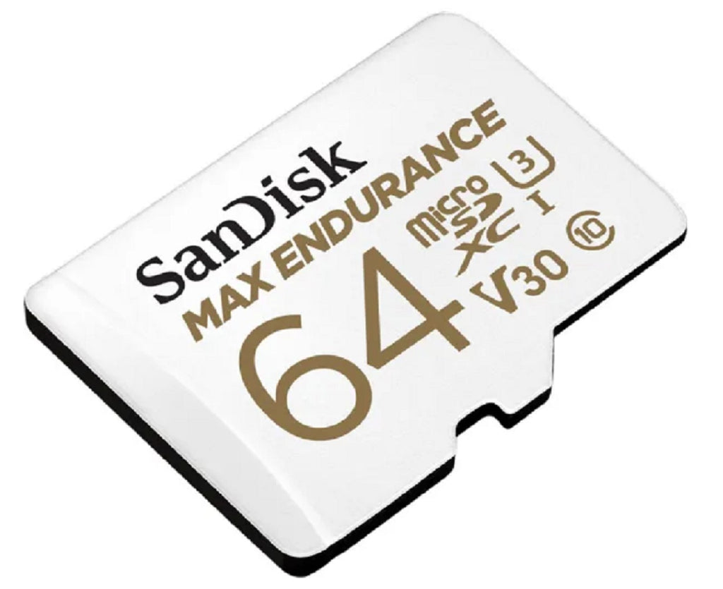 Sandisk MAX ENDURANCE MicroSD 64GB V30 Memory Card