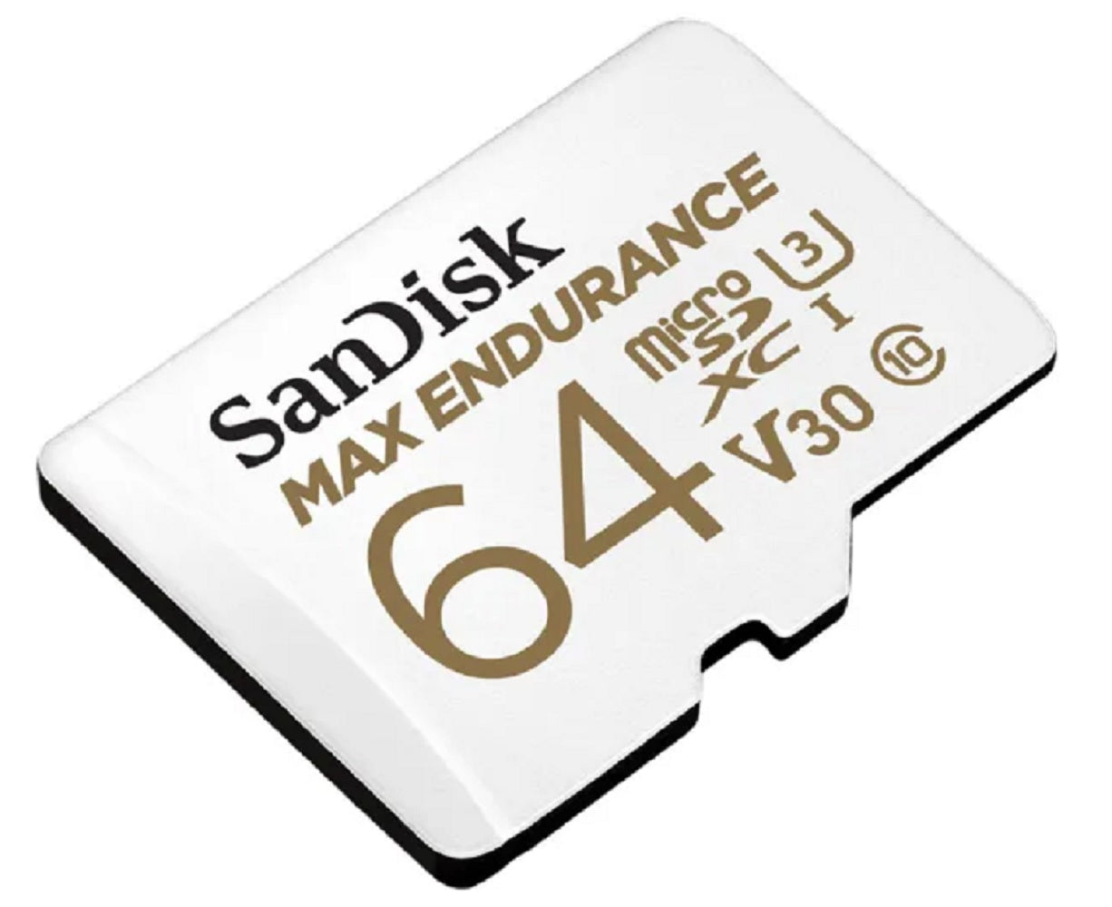 Sandisk MAX ENDURANCE MicroSD 64GB V30 Memory Card