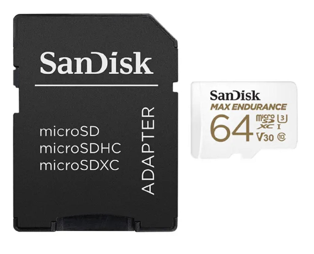 Sandisk MAX ENDURANCE MicroSD 64GB V30 Memory Card
