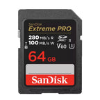 SanDisk Extreme Pro SDXC 64GB 280/100MB/s Memory Card