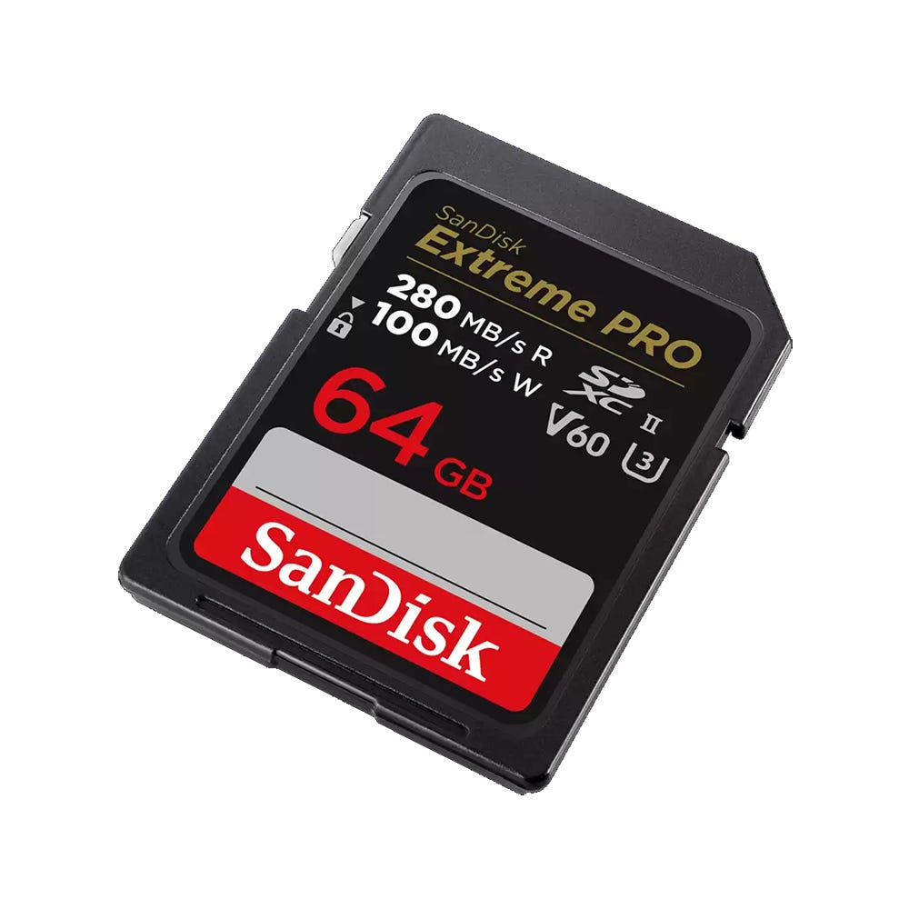 SanDisk Extreme Pro SDXC 64GB 280/100MB/s Memory Card