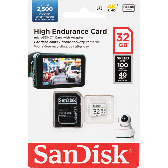 SanDisk High Endurance microSDHC Card 32GB 100MB/S