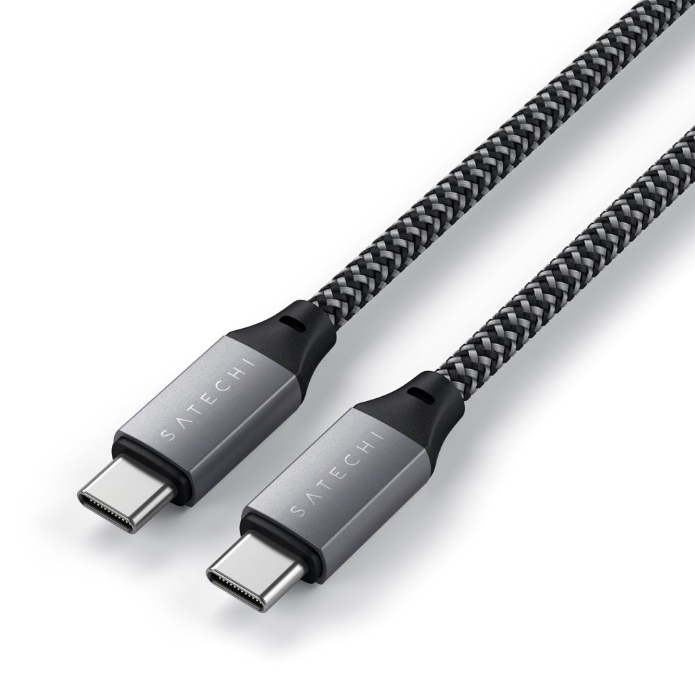 Satechi 25cm USB-C to USB-C Short Cable Space Grey - ST-TCC10M