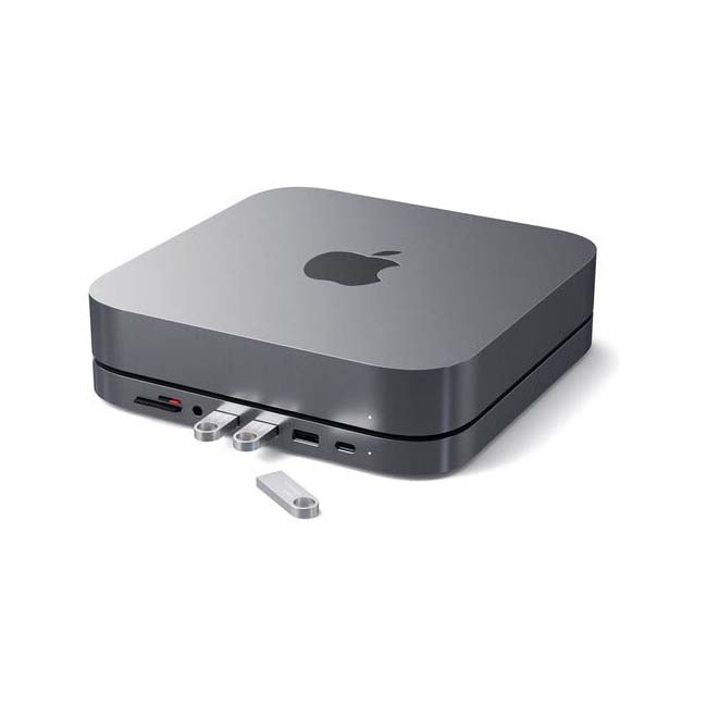 Satechi Aluminium Stand and Hub for Mac Mini