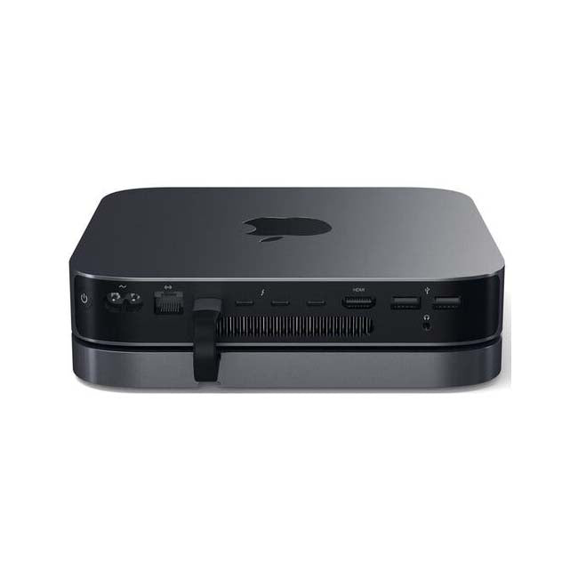 Satechi Aluminium Stand and Hub for Mac Mini, Space Grey - ST-ABHFM