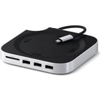 Satechi Mac Mini M4 Stand & Hub with SSD Enclosure (Silver)