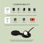 Satechi OntheGo 2 in 1 Wireless Charger (Black)