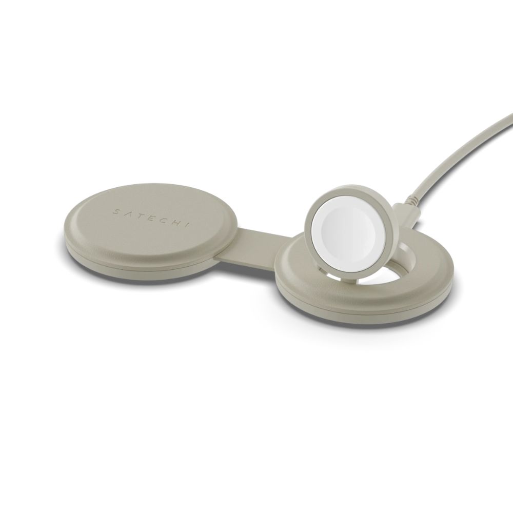 Satechi OntheGo 2 in 1 Wireless Charger (Sand)