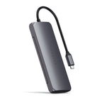 Satechi USB-C Hybrid Multiport Adapter with SSD Enclosure, S Grey