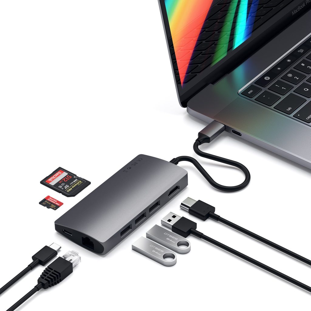 Satechi USB-C Multi-Port Adapter 4K HDMI & Ethernet V2