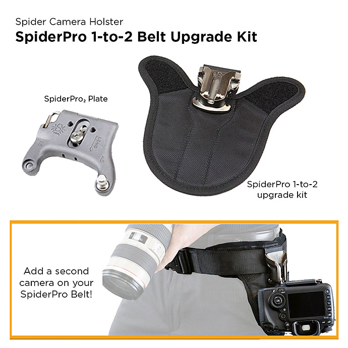Spider Camera Holster SpiderPro 1-to-2 Camera Upgrade v2
