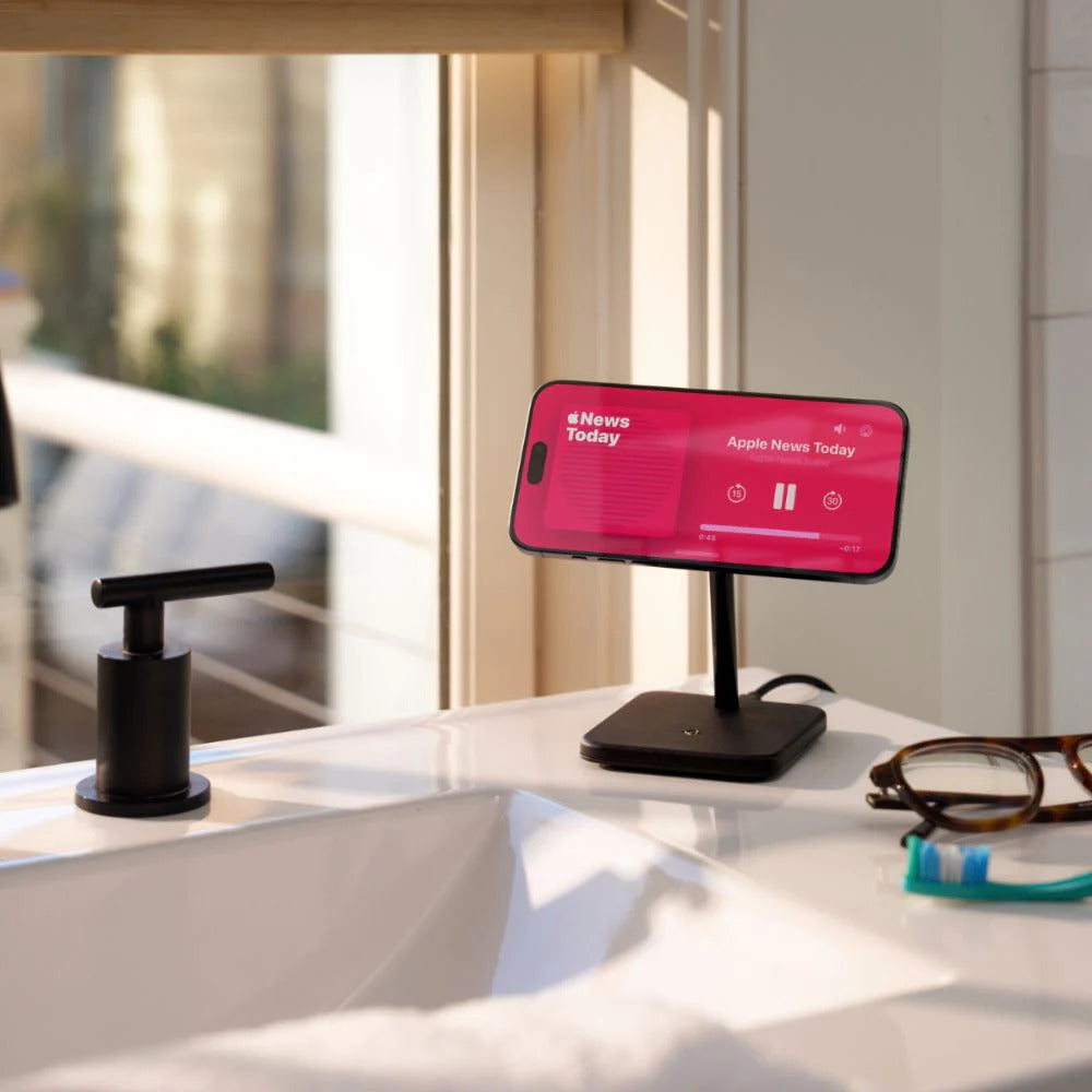 Twelve South HiRise 2 Deluxe 2-in-1 Qi2 Charger (Black)