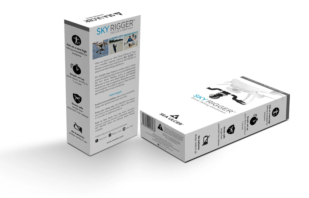 Sea Ulcer Sky Rigger Fishing Rig for DJI Phantom 2 and V2 
