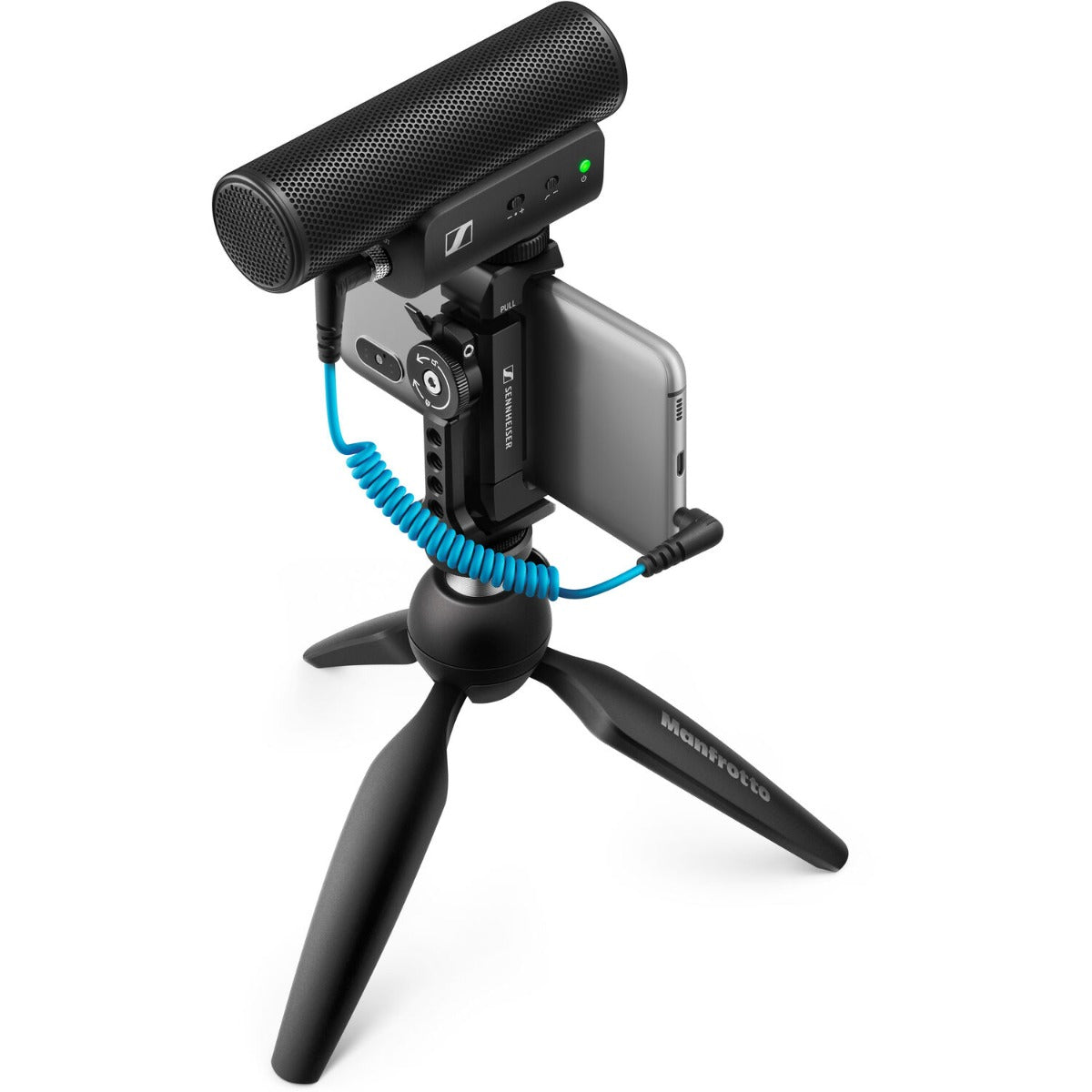 Sennheiser MKE 400 Mobile Kit Camera-Mount Shotgun Microphone with Smartphone