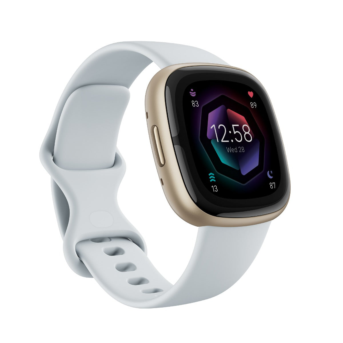 Fitbit Sense 2 Smart Watch - Blue Mist/Pale Gold