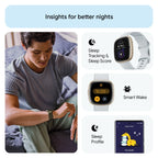 Fitbit Sense 2 Smart Watch - Blue Mist/Pale Gold