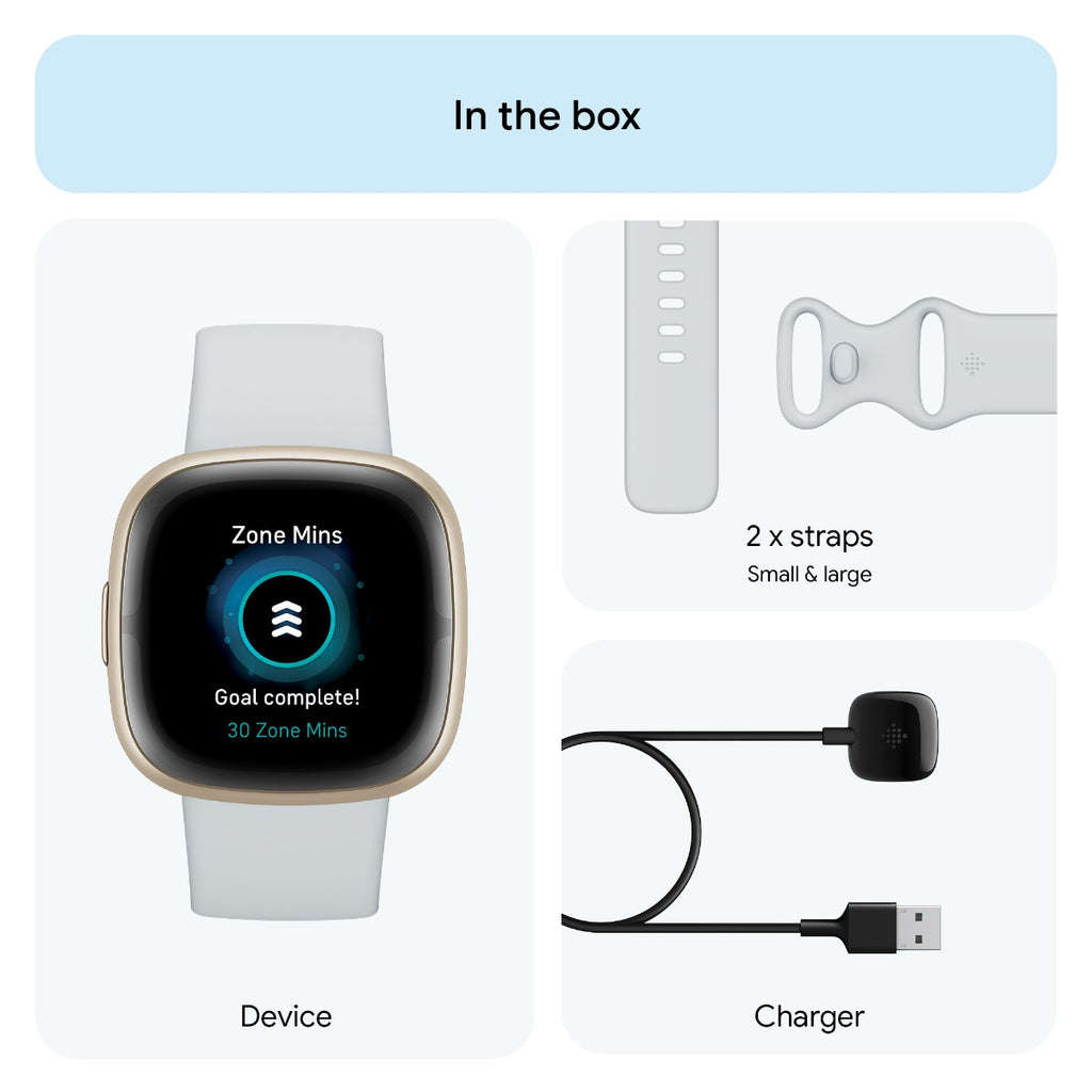 Fitbit Sense 2 Smart Watch - Blue Mist/Pale Gold