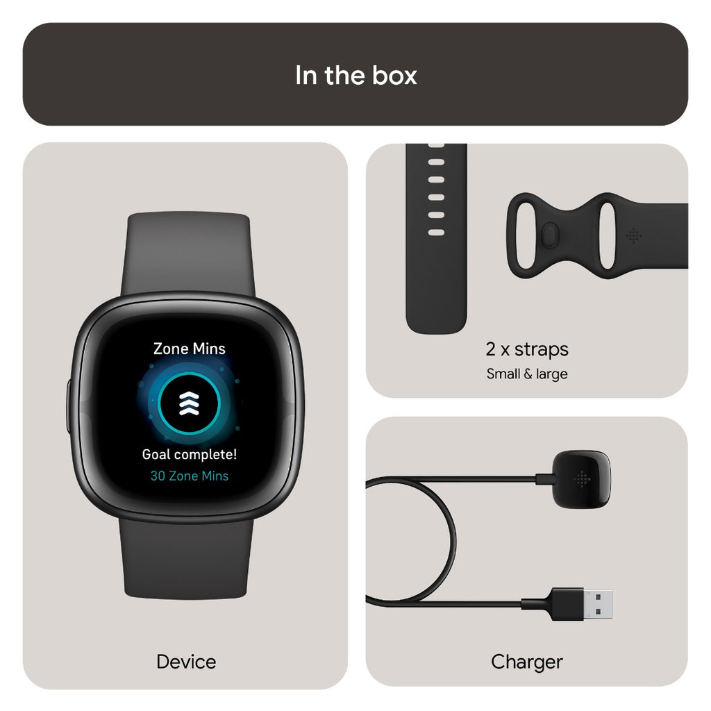 Fitbit Sense 2 Smart Watch - Graphite/Graphite