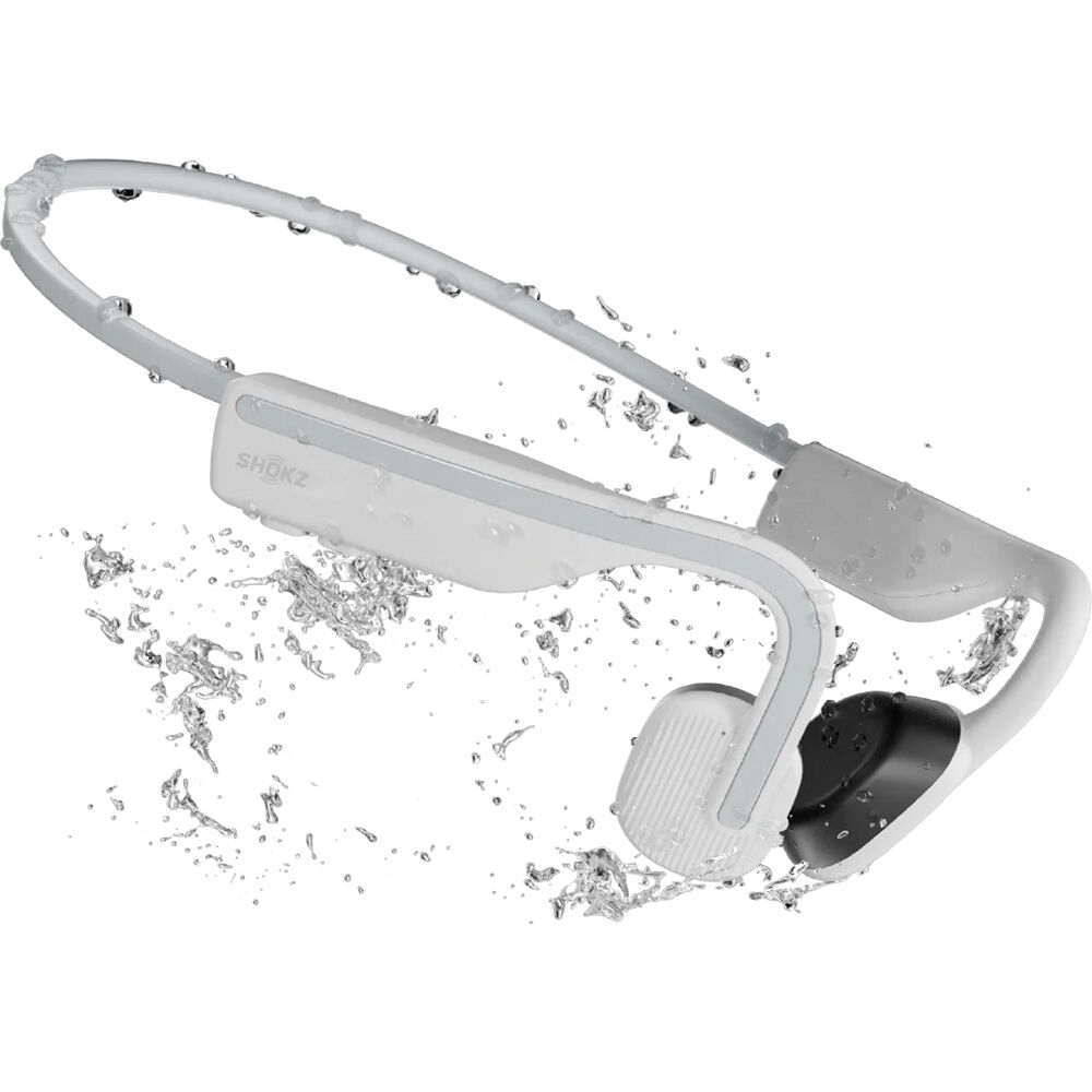 Shokz OpenMove Bone Conduction Stereo Wireless Headset (White)
