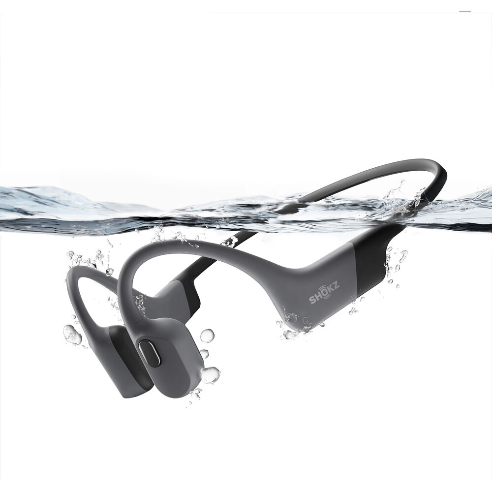 Shokz OpenSwim Pro Waterproof Bone Conduction Wireless Headset (Grey)