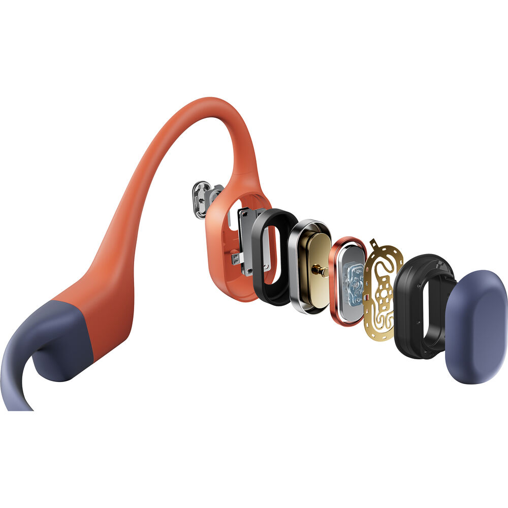 Shokz OpenSwim Pro Waterproof Bone Conduction Wireless Headset (Red)