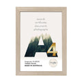 Profile - Elegant Polar Birch Timber A4 Picture Frame