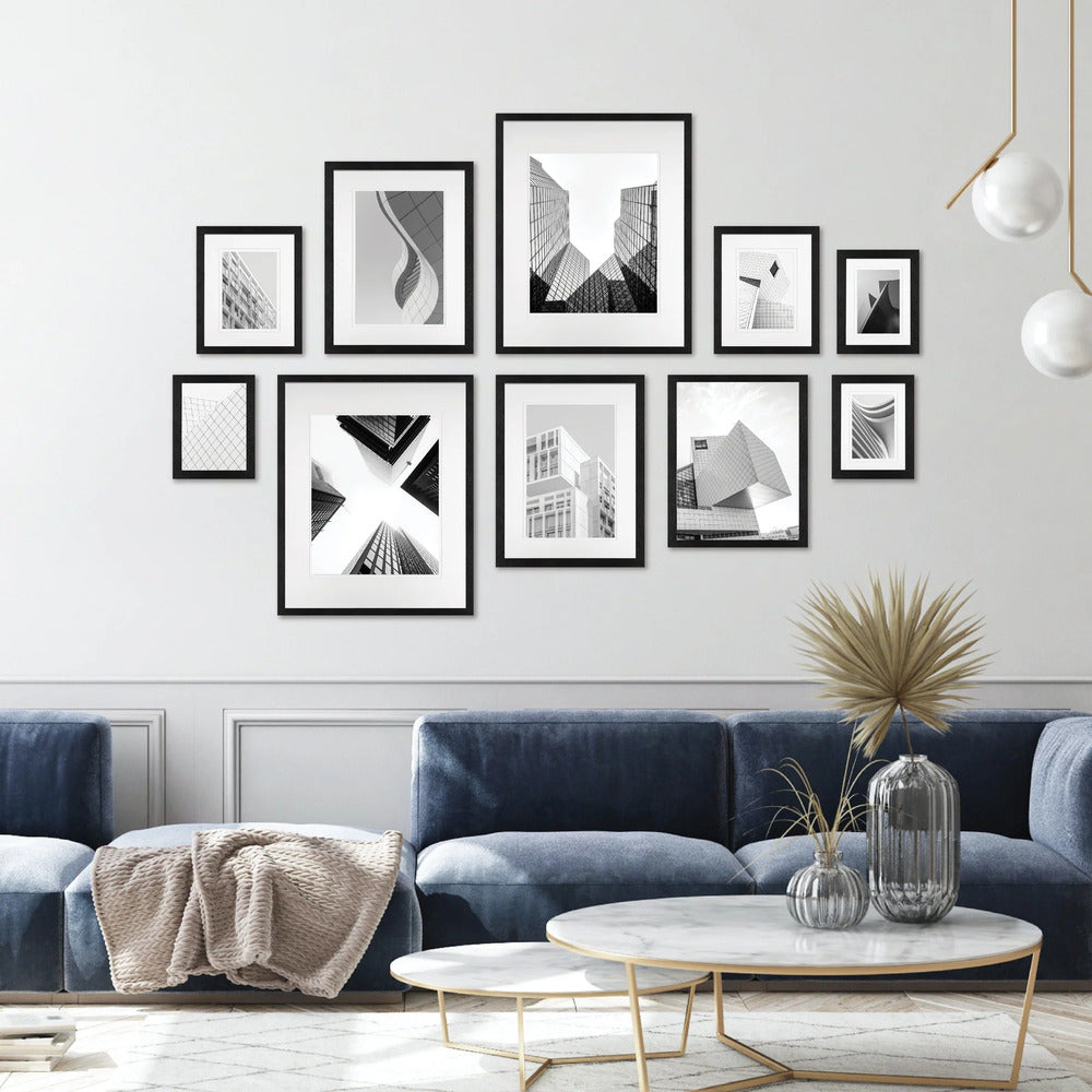 Studio Nova Gallery Frame Set of 10 - Black 