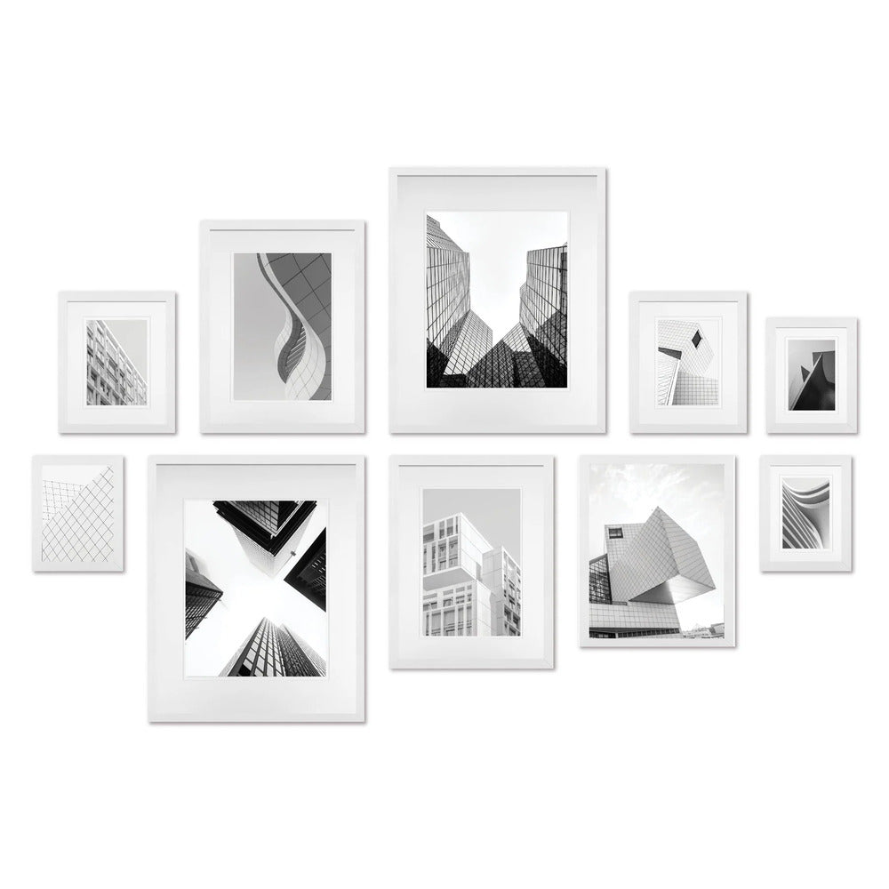 Profile Studio Nova Gallery Frame Set of 10 - White 