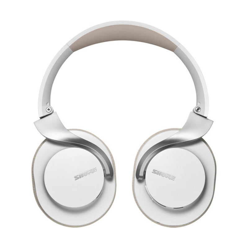 Shure AONIC 40 - Wireless Active Noise Cancelling Over-Ear Headphones - White