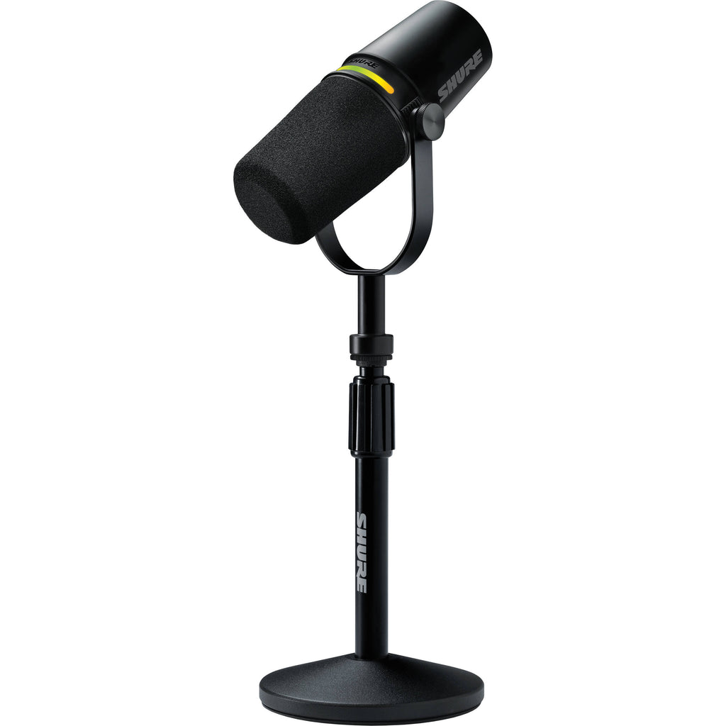 Shure Motiv MV7+ Podcast Microphone with Stand - Black