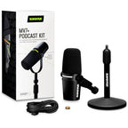 Shure Motiv MV7+ Podcast Microphone with Stand - Black