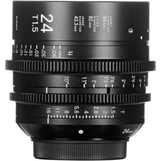 Sigma 24mm T1.5 Cine Lens Canon EF