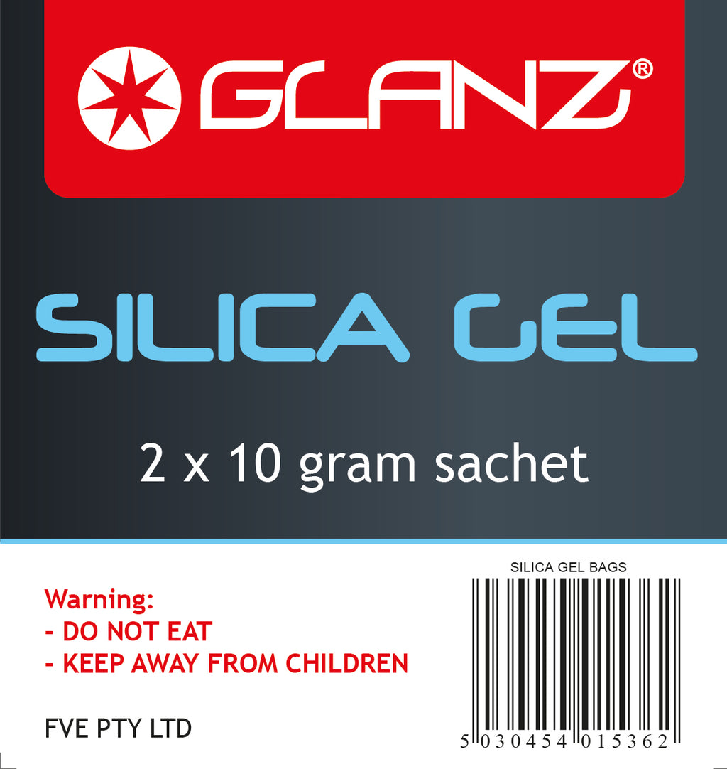 Glanz Silica Gel Bags (2 Pack) 10 grams