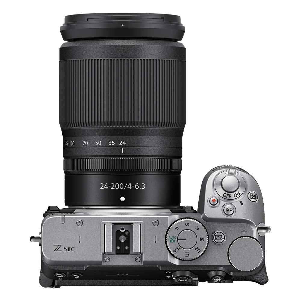 Nikon Z5IIC Mirrorless Camera with Z 24-200mm f/4-6.3 VR Lens - Silver