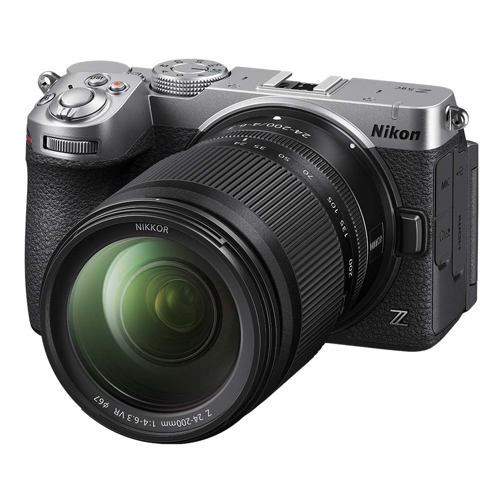 Nikon Z5IIC Mirrorless Camera with Z 24-200mm f/4-6.3 VR Lens - Silver