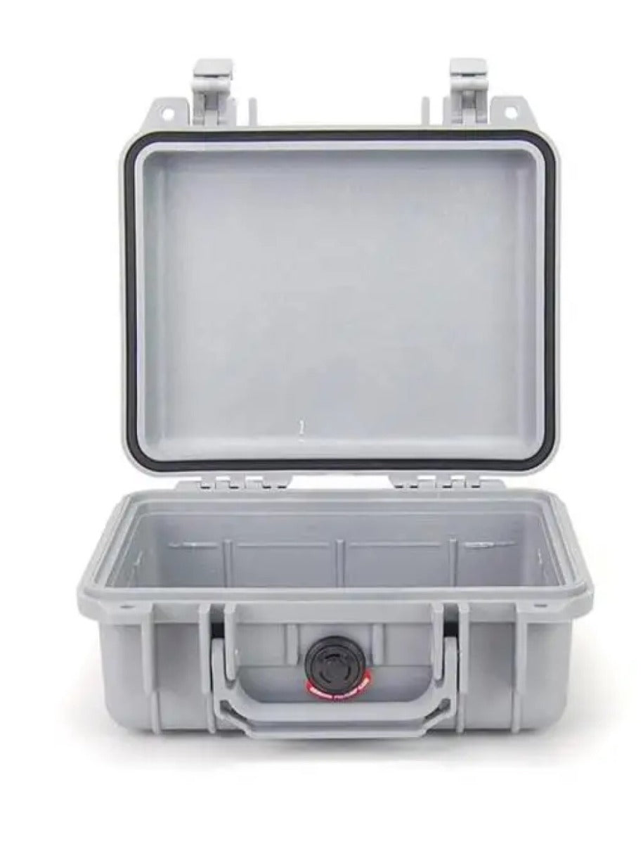 Pelican 1400 Case - Silver without Foam