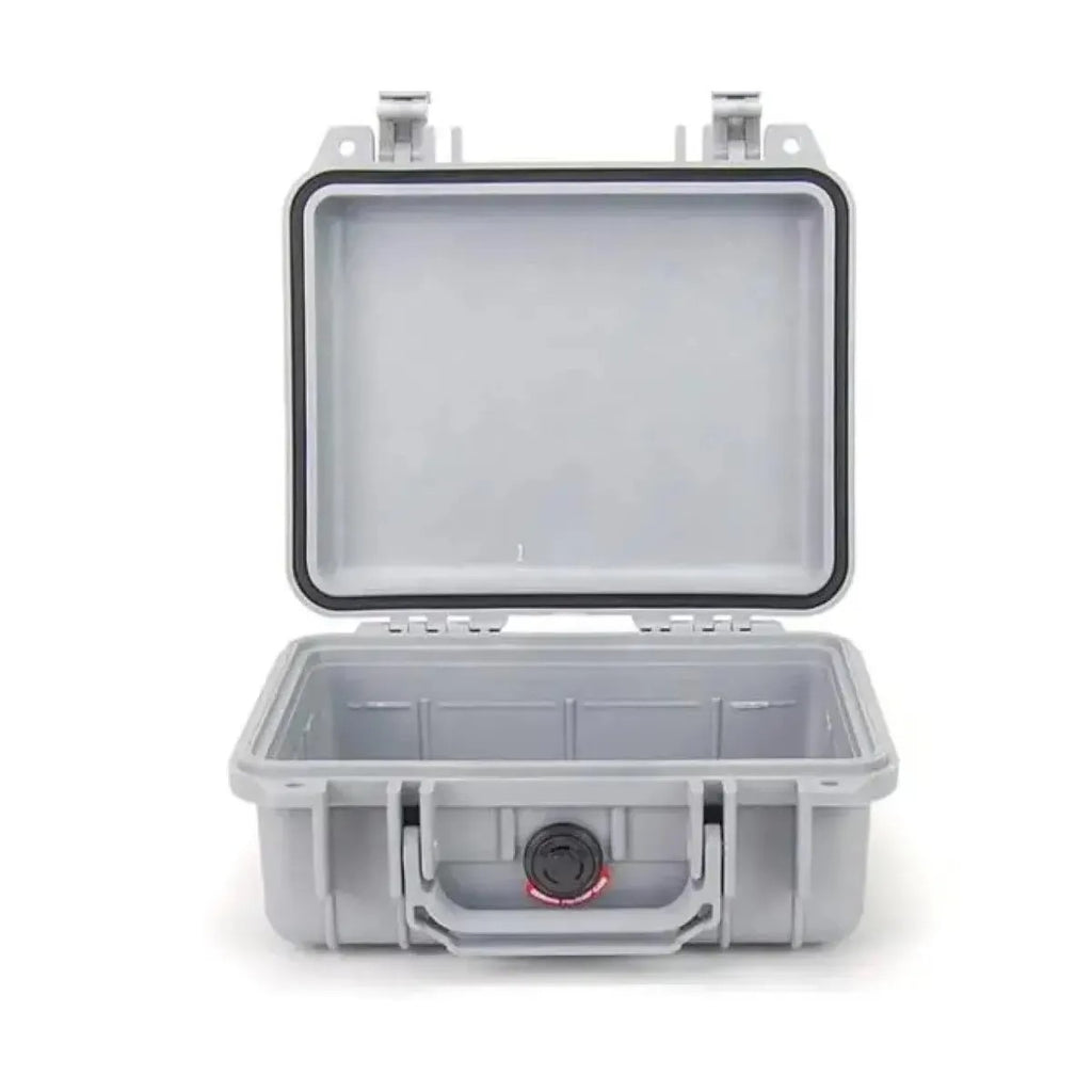 Pelican 1200 Case without Foam - Silver