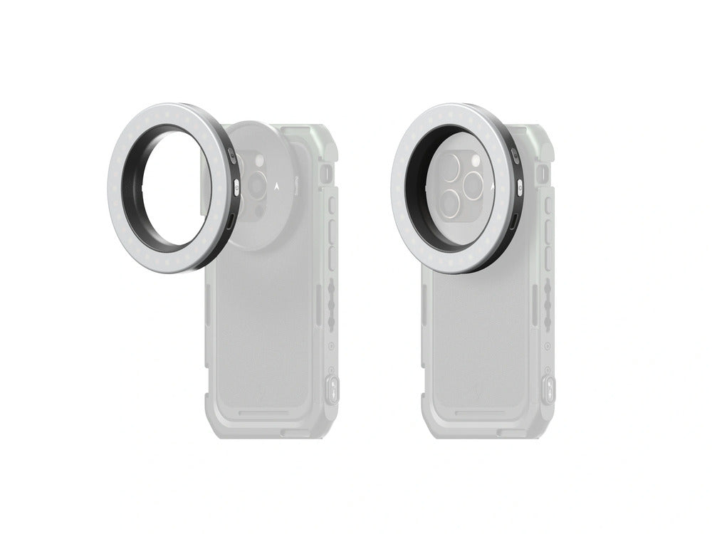 SmallRig Vibe P30 67mm Ring LED Video LightUniversal Threaded Filter Adapter Kit)