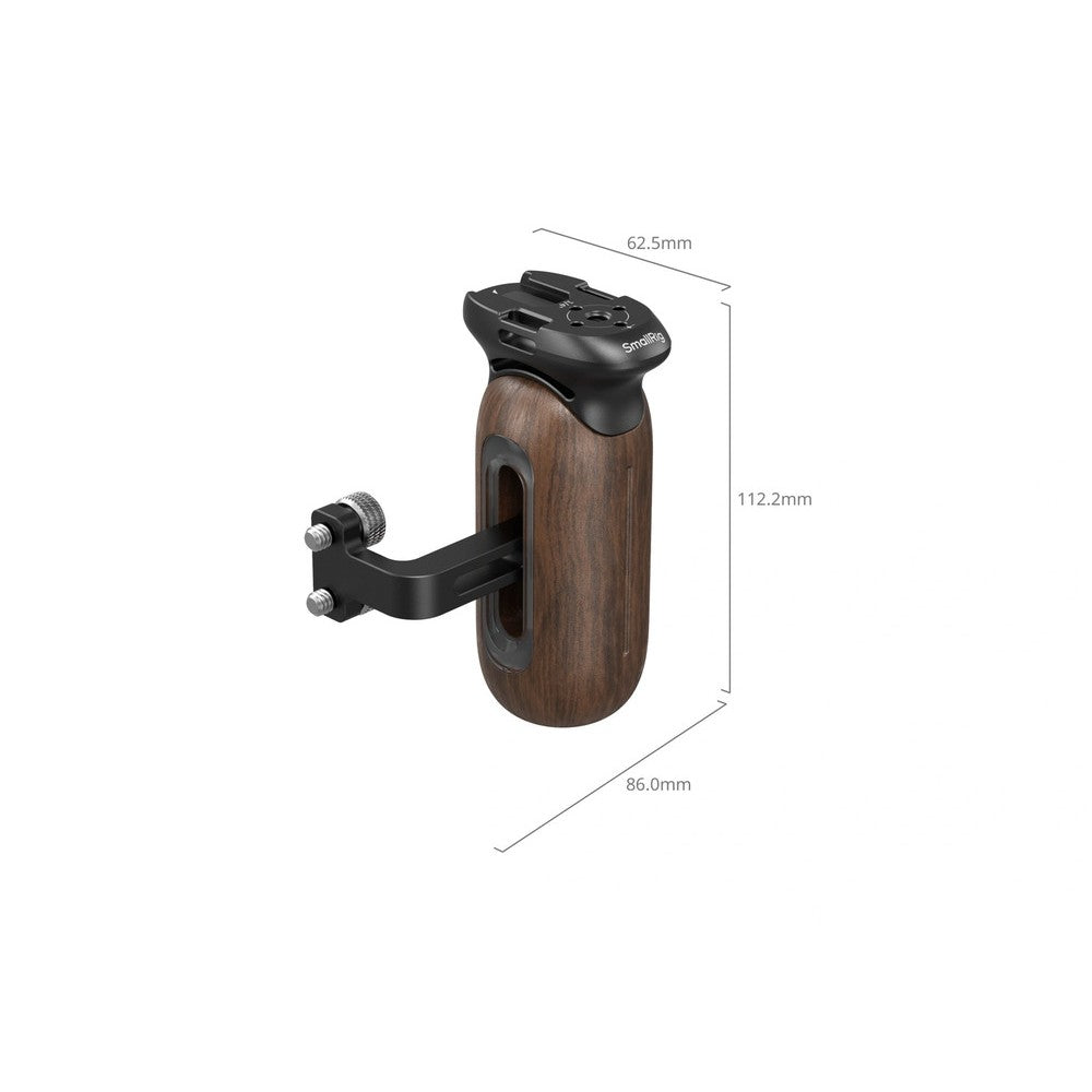 SmallRig Wooden Side Handle with 1/4"-20 Screws 5237