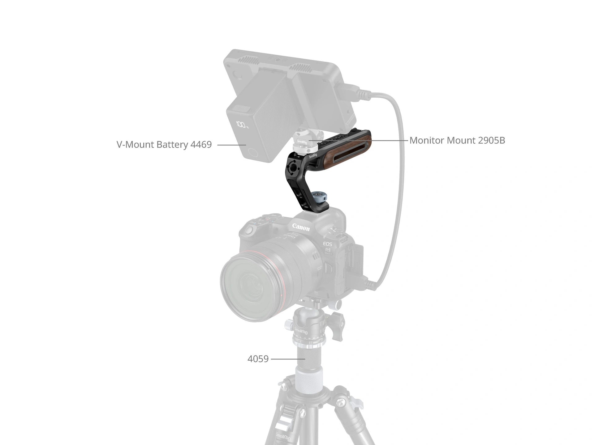 SmallRig Top Handle with Cold Shoe Mount 5250