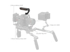 SmallRig Top Handle with Two-in-One Locating Screw 5252