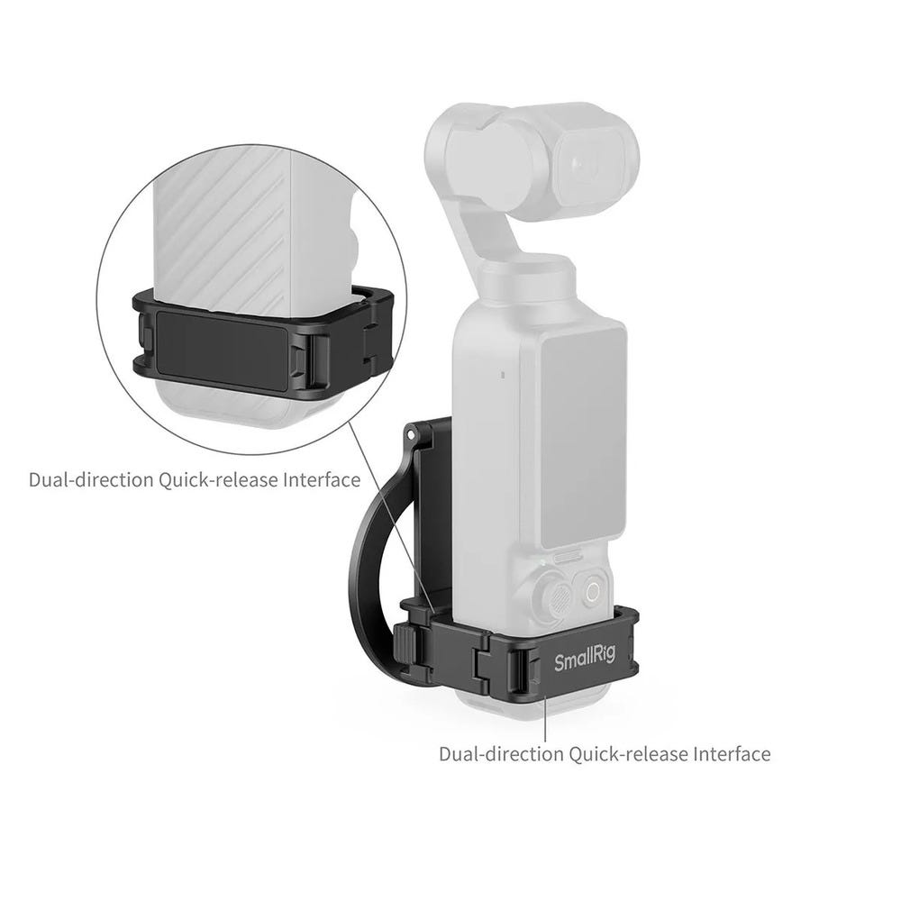SmallRig Attachable Support for DJI Osmo Pocket 4 and Mobile Phones 6004