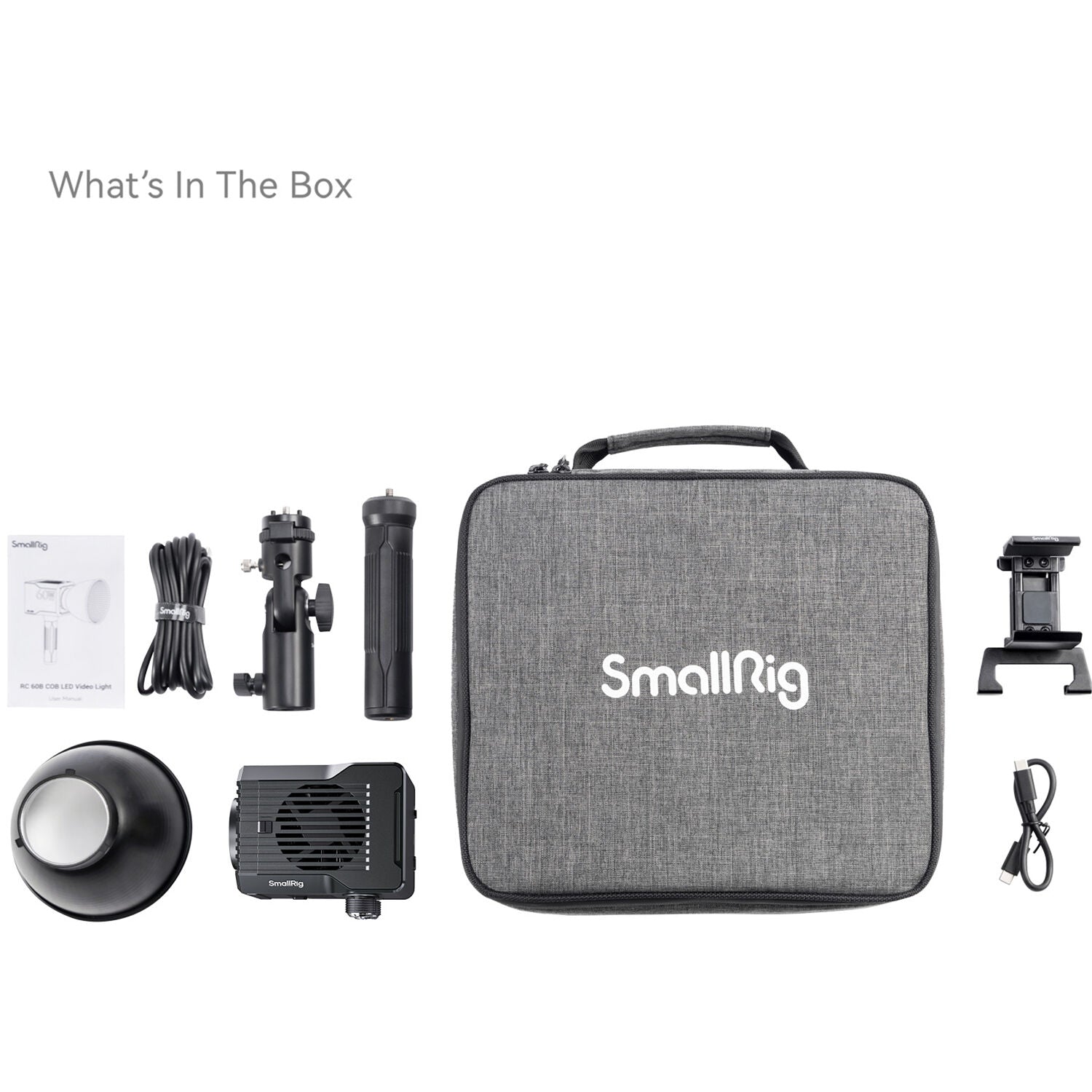 SmallRig RC 60C RGB LED Video Light (with Powerbank Clamp Edition) 4810