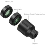 SmallRig 2 Magnification Telephoto & Macro Lens Kit for Phones (T-Mount) 5334