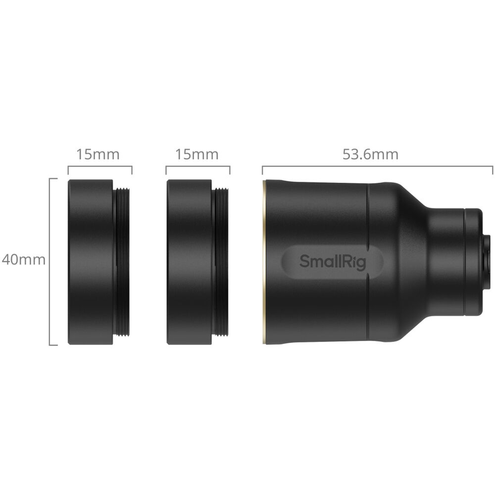 SmallRig 2 Magnification Telephoto & Macro Lens Kit for Phones (T-Mount) 5334