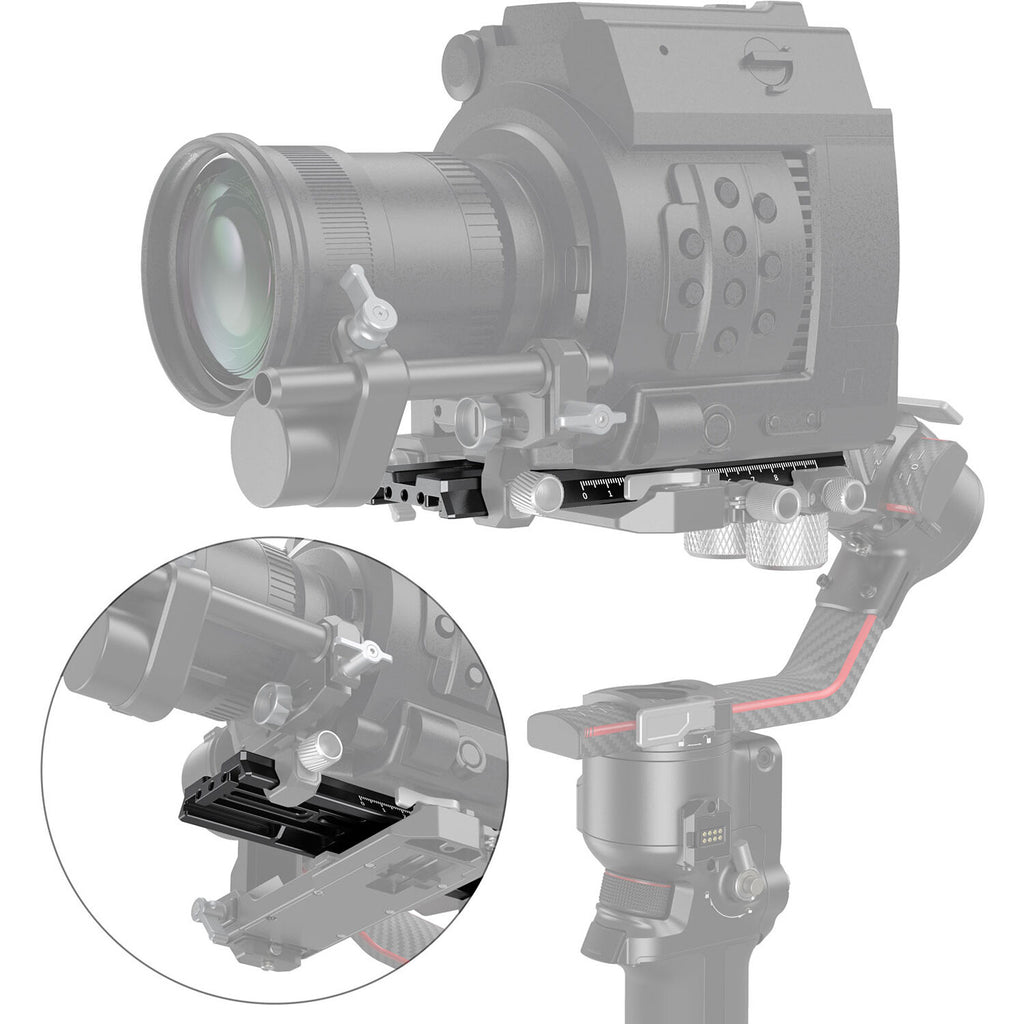 SmallRig Extended Quick Release Plate for DJI RS2/RS3/RS3 Pro/RS4/RS4 Pro