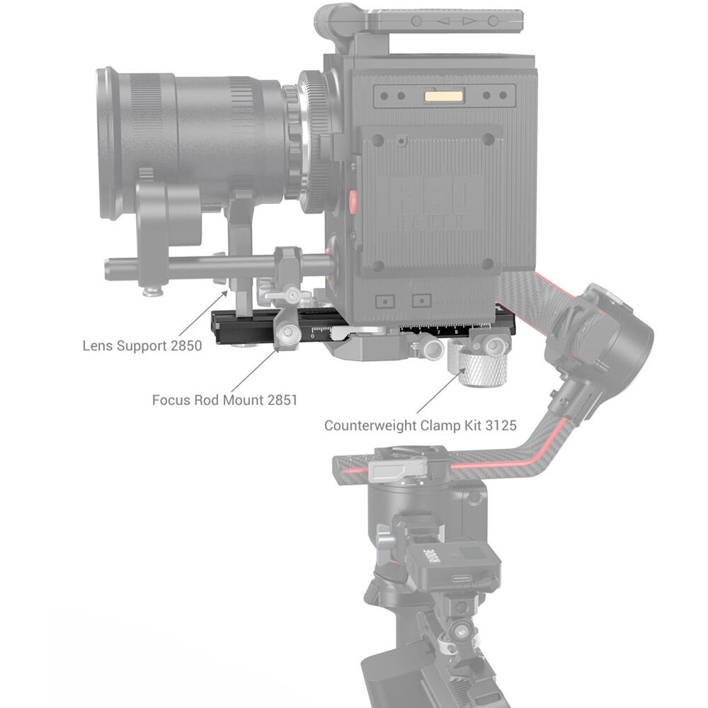 SmallRig Extended Quick Release Plate for DJI RS2/RS3/RS3 Pro/RS4/RS4 Pro